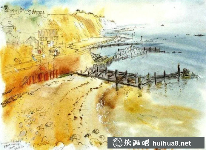畢加索水彩畫作品6