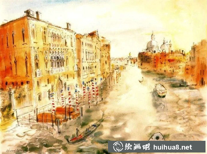 畢加索水彩畫作品7