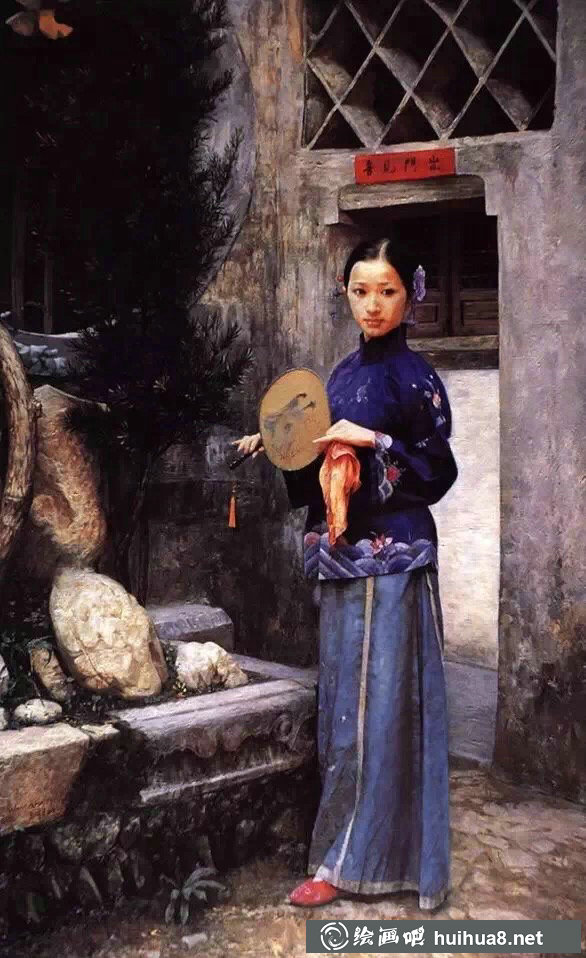 王明月作品《集市》