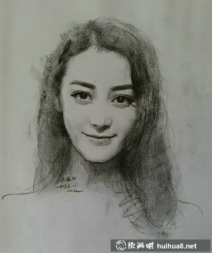 更多迪麗熱巴素描畫像