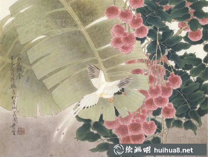 周彥生工筆畫花鳥作品欣賞