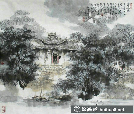 朱時昔國畫作品之六