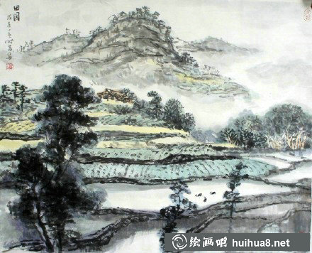 朱時昔國畫作品之七