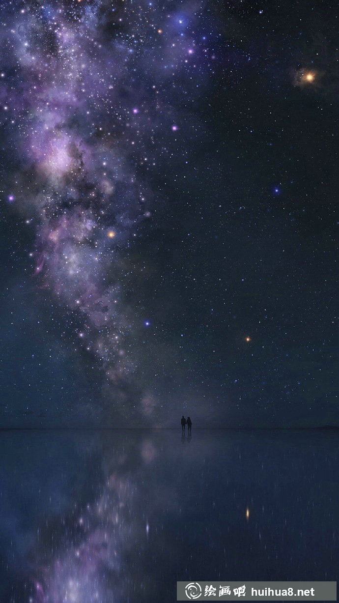 星空插畫(huà)之二