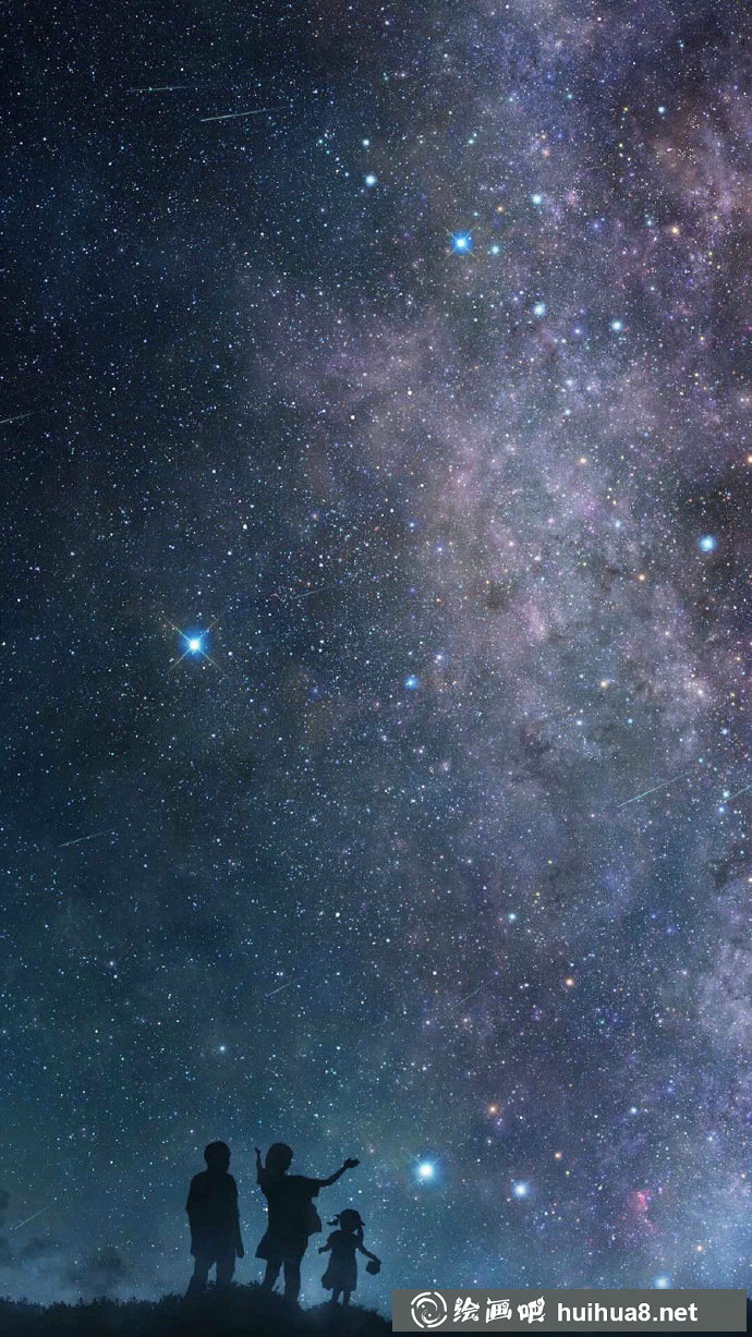 星空插畫(huà)之四
