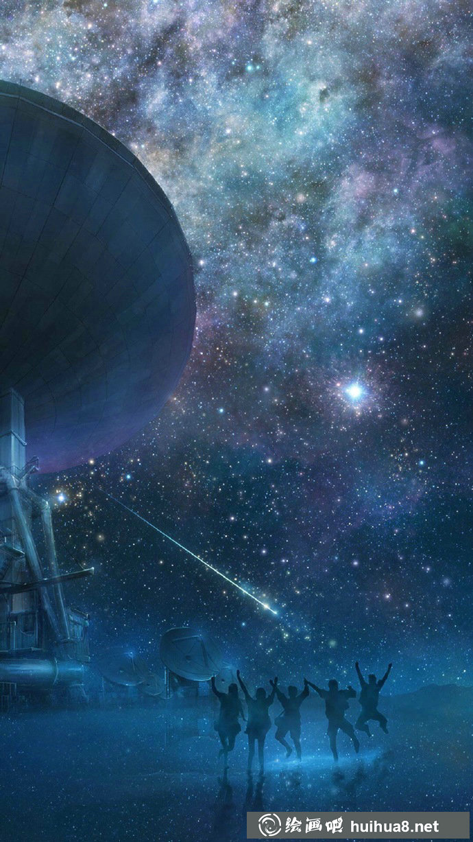 星空插畫(huà)之五