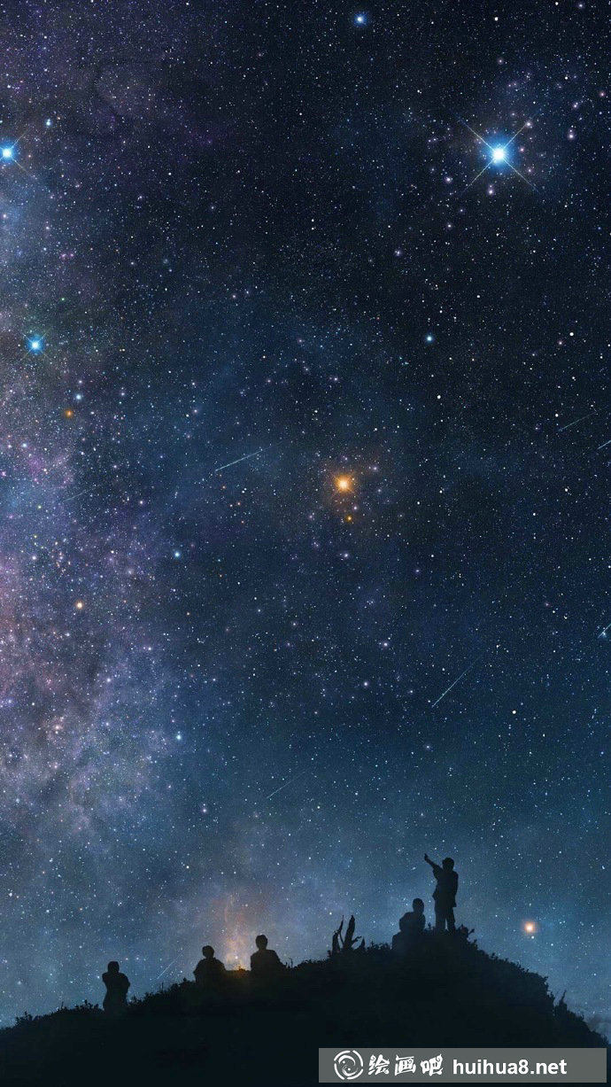 星空插畫(huà)之六