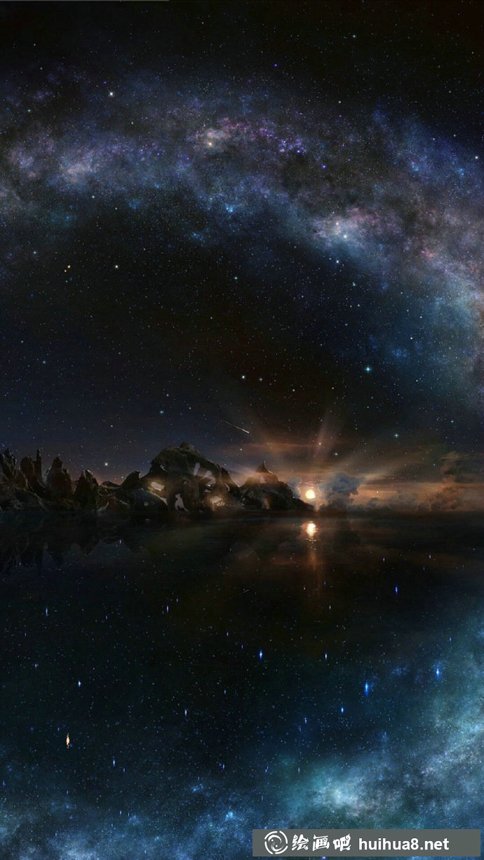 星空插畫(huà)之九