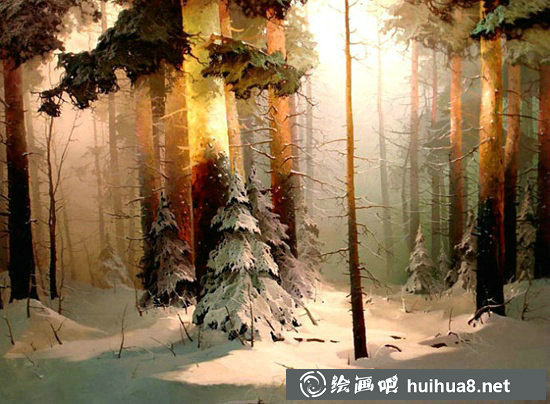 俄羅斯畫家維克托·貝科夫風景油畫作品欣賞