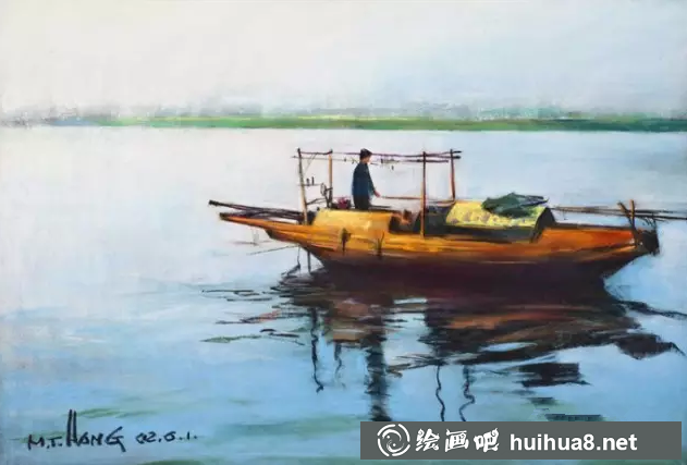 杭鳴時色粉畫作品9