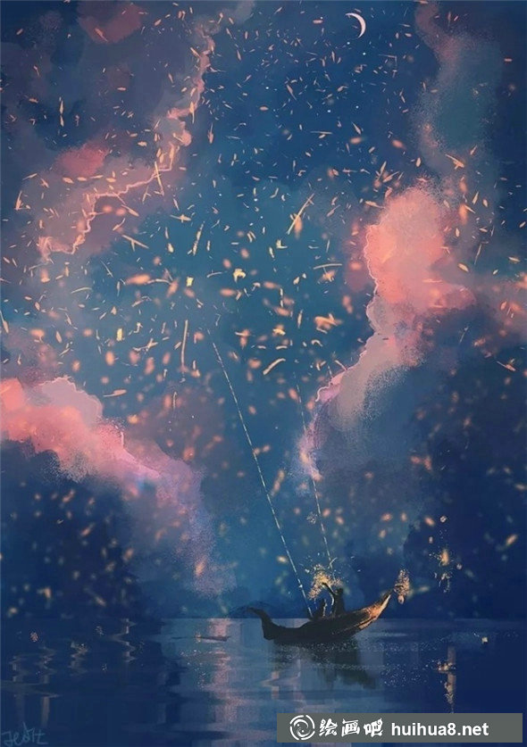 韓國插畫師??(9Jedit)插畫作品追夢人系列欣賞