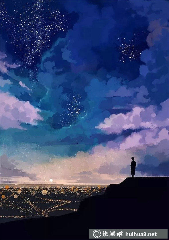 韓國插畫師??(9Jedit)插畫作品追夢人系列欣賞