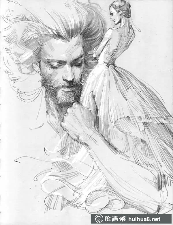 張威莽插畫手稿欣賞