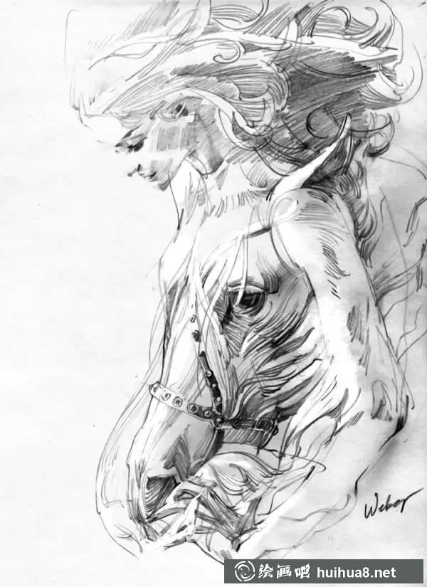 張威莽插畫手稿欣賞
