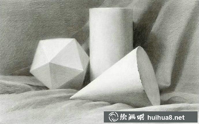 圓柱體素描