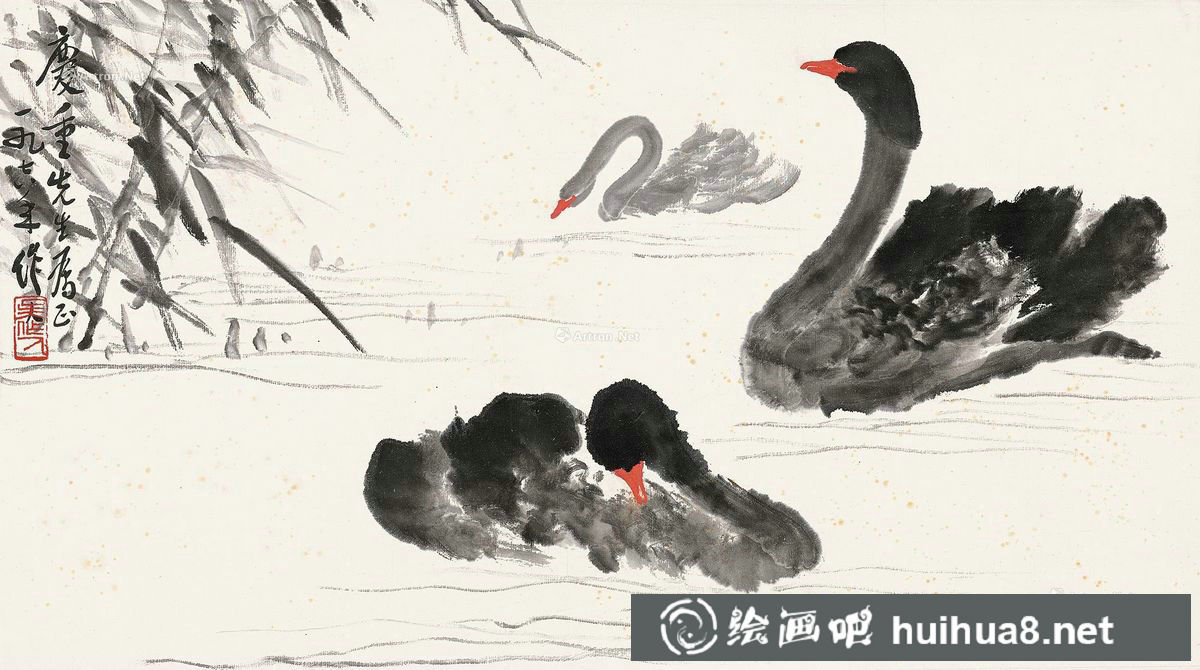 吳作人國畫作品欣賞