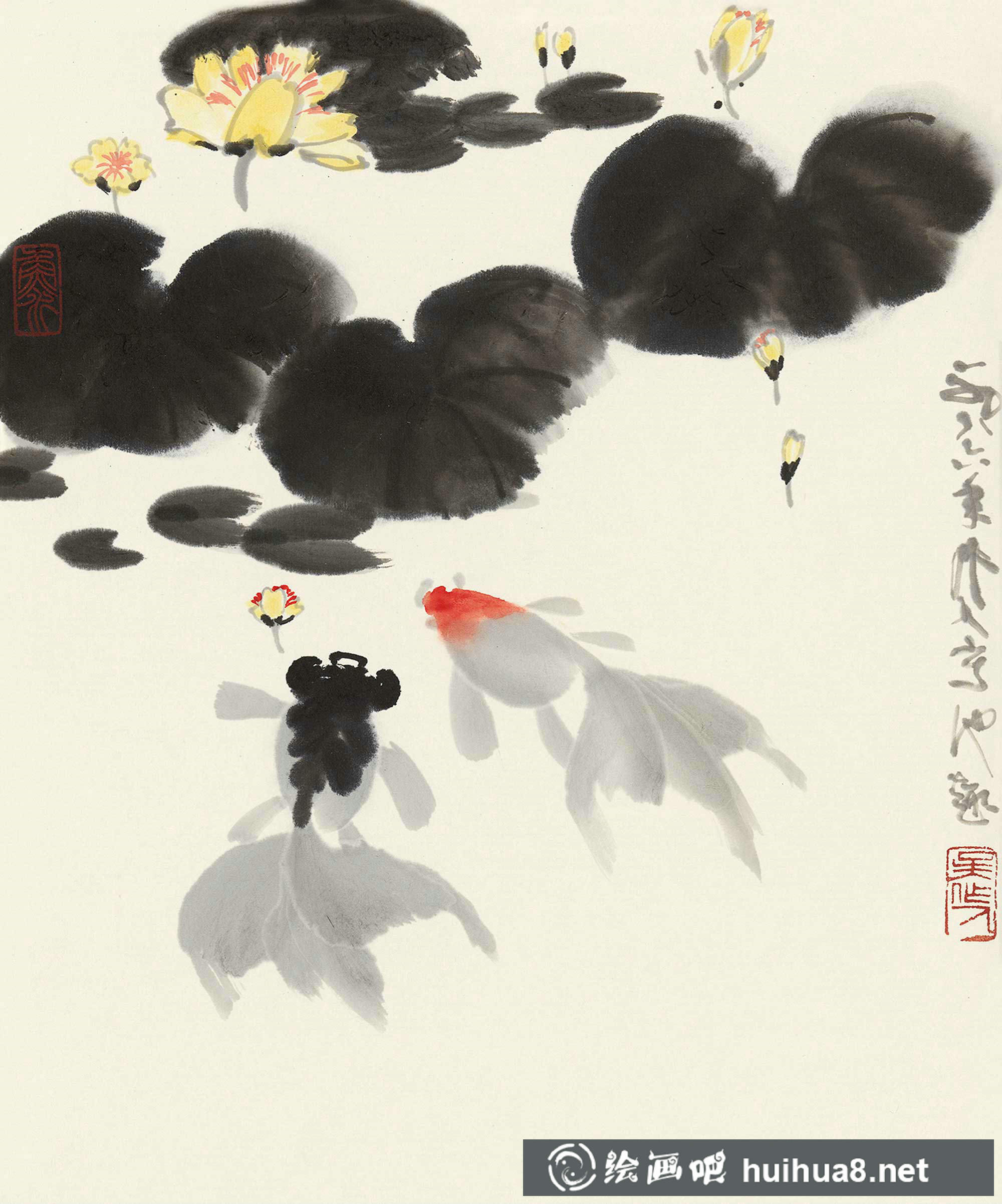 吳作人國畫作品欣賞