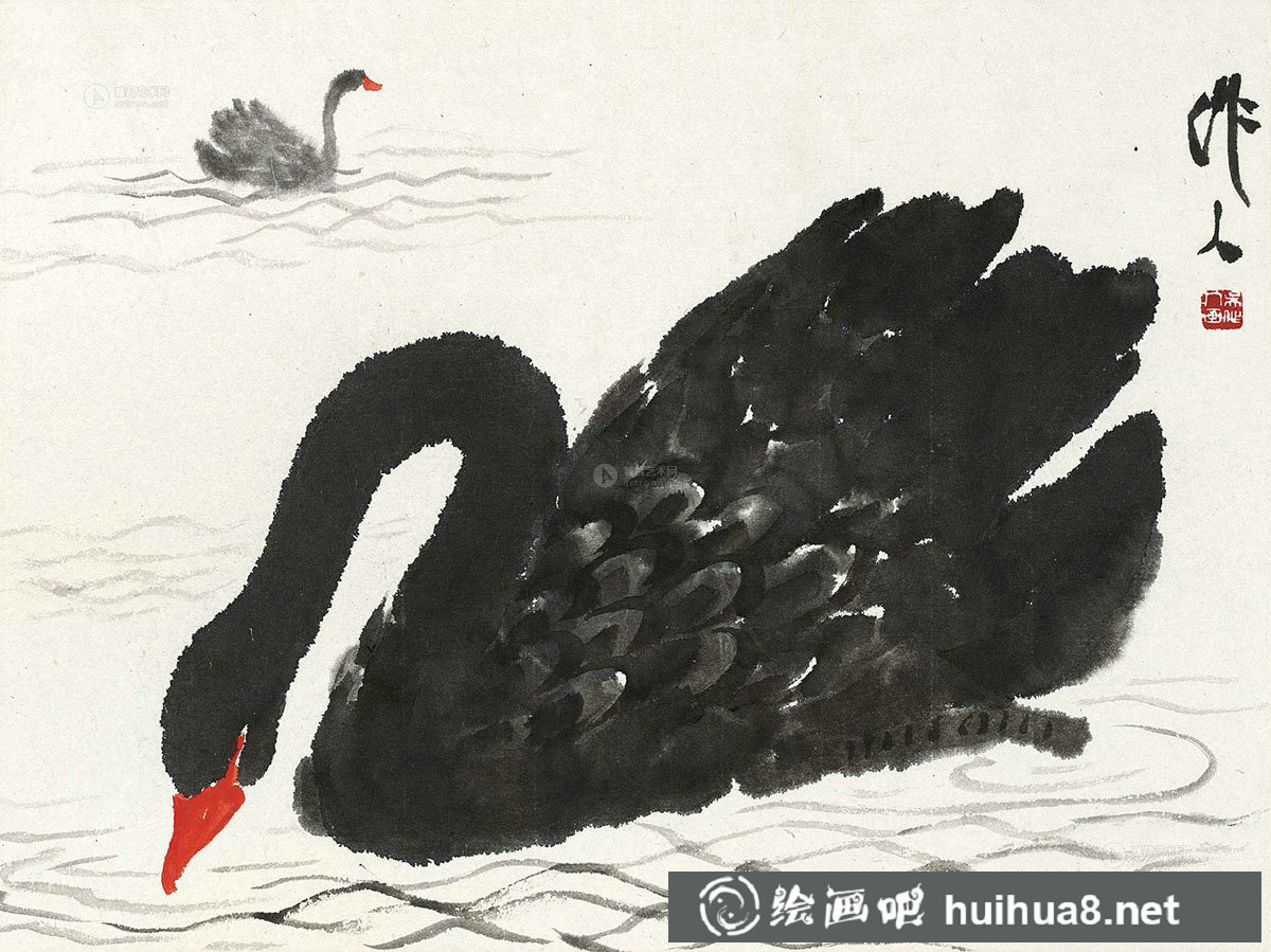吳作人國畫作品欣賞