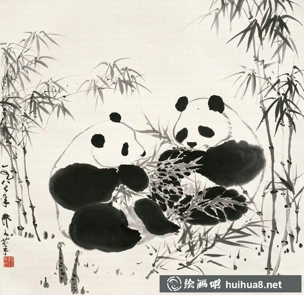 吳作人國畫作品欣賞