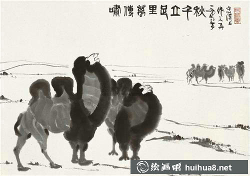 吳作人國畫作品欣賞