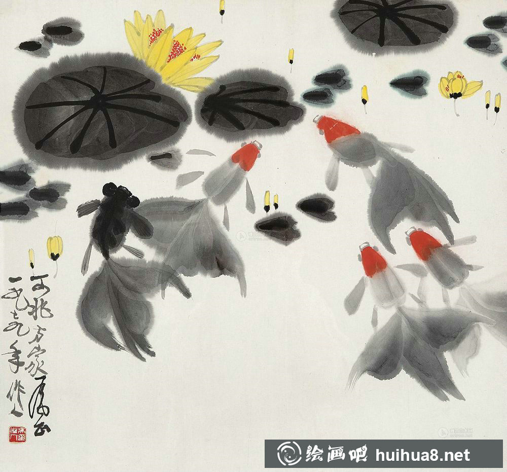 吳作人國畫作品欣賞