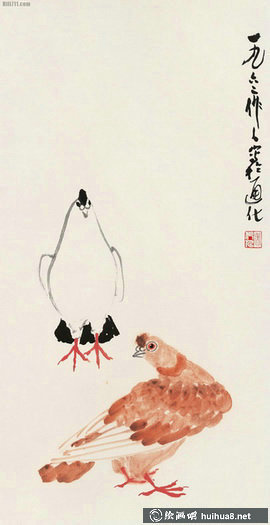 吳作人國畫作品欣賞