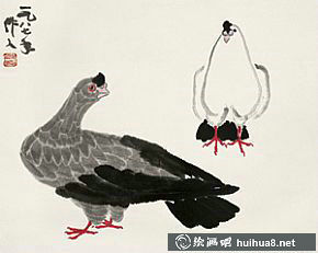 吳作人國畫作品欣賞