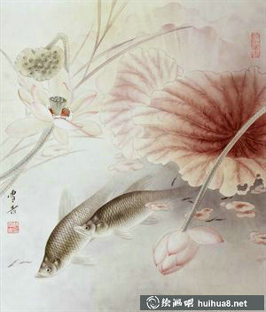 龔雪青工筆畫作品