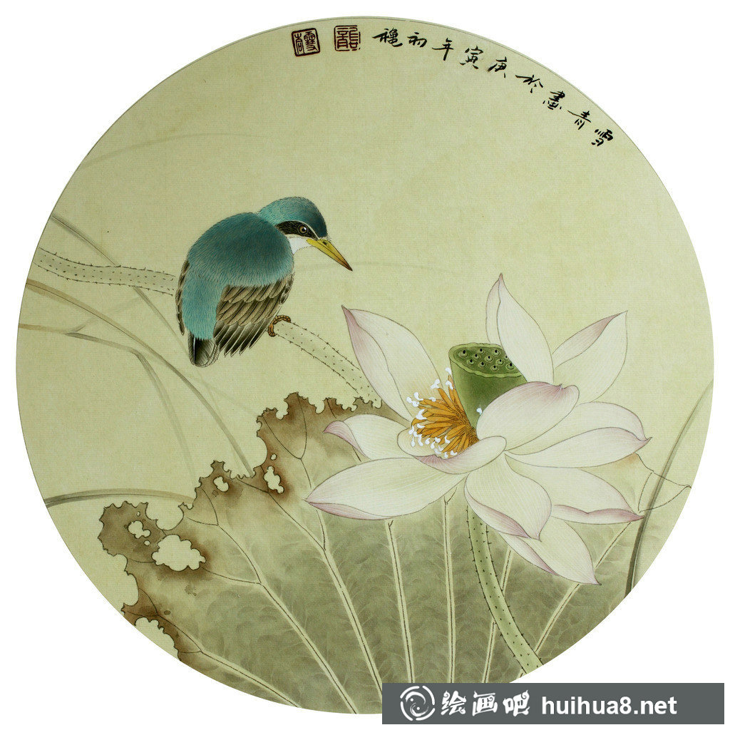 龔雪青工筆畫作品