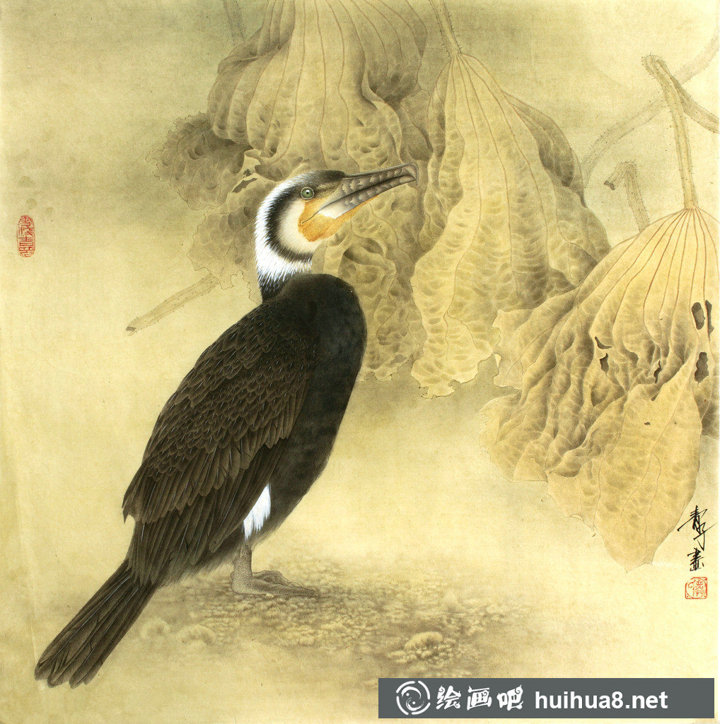龔雪青工筆畫作品