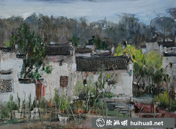 盛沉油畫作品之三