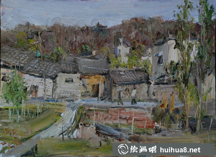盛沉油畫作品之五