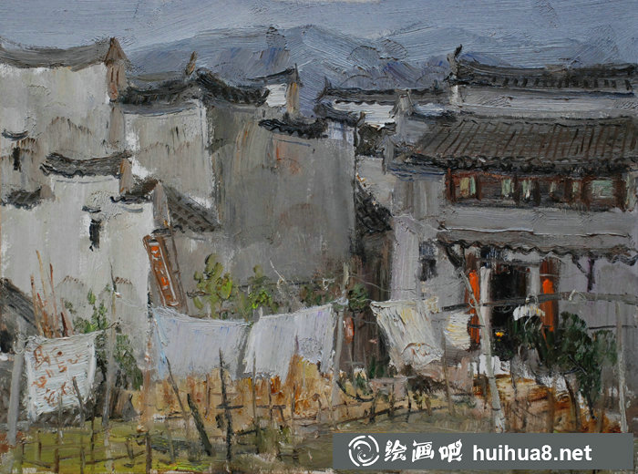 盛沉油畫作品之六