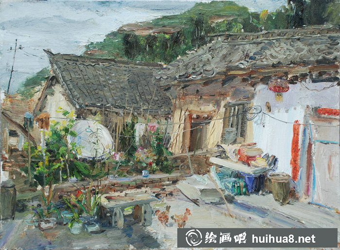 盛沉油畫作品之七
