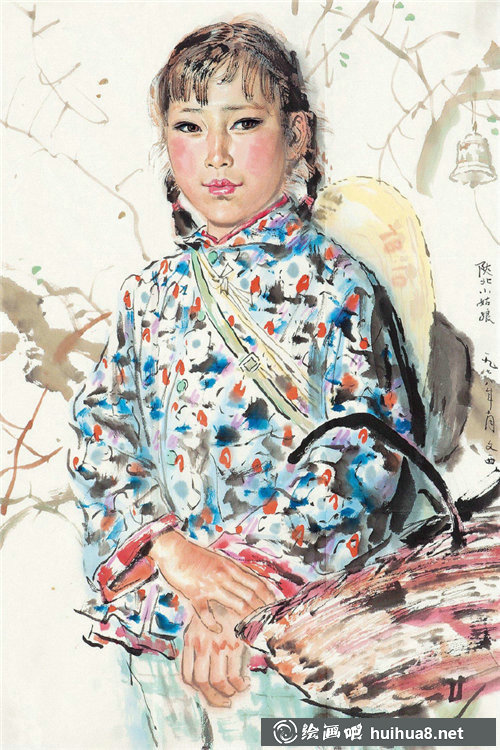 劉文西國畫人物作品欣賞