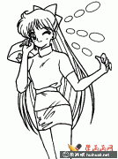 美少女戰(zhàn)士簡筆畫圖鑒大全
