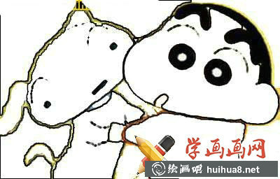 蠟筆小新簡筆畫圖片(3)