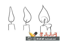蠟燭簡筆畫展示