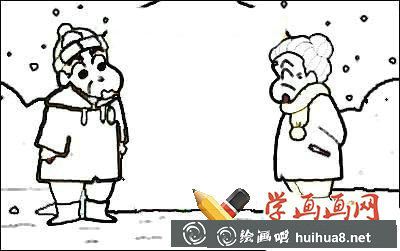蠟筆小新簡筆畫圖片(2)