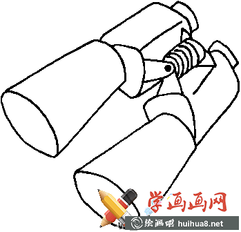 望遠鏡簡筆畫圖片(1)