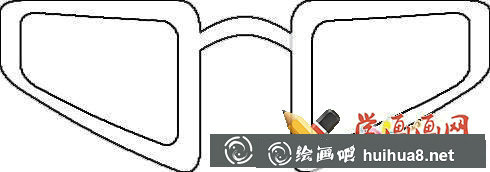 兒童學(xué)畫畫_眼鏡簡(jiǎn)筆畫圖片