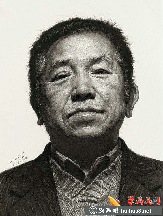 劉斌素描頭像4