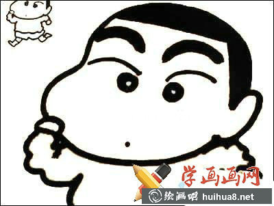 蠟筆小新簡筆畫圖片(4)