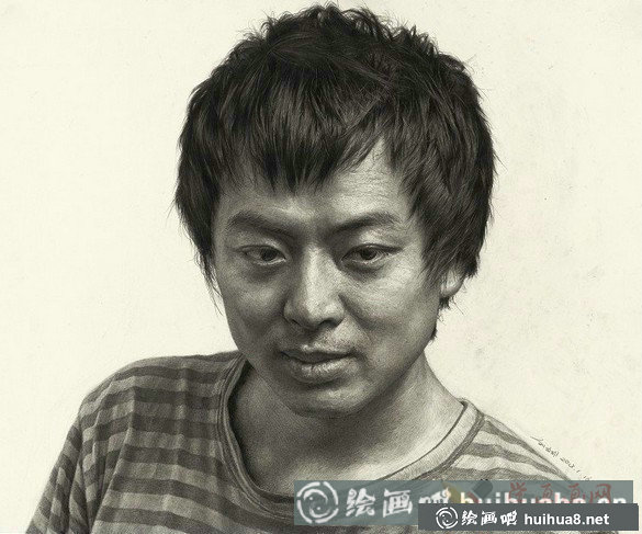 劉斌素描頭像5