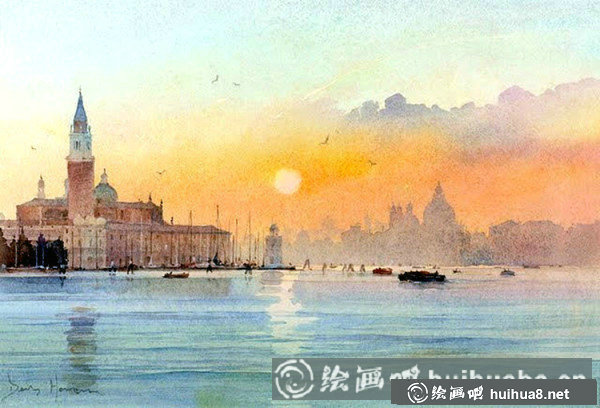 戴維·豪威爾粉彩作品-花團(tuán)錦簇
