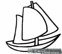 童趣小帆船簡(jiǎn)筆畫(huà)教程