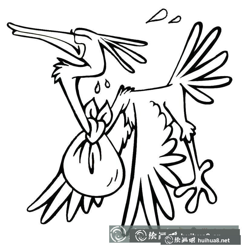 兒童學(xué)畫(huà)畫(huà)_鳥(niǎo)的簡(jiǎn)筆畫(huà)(1)