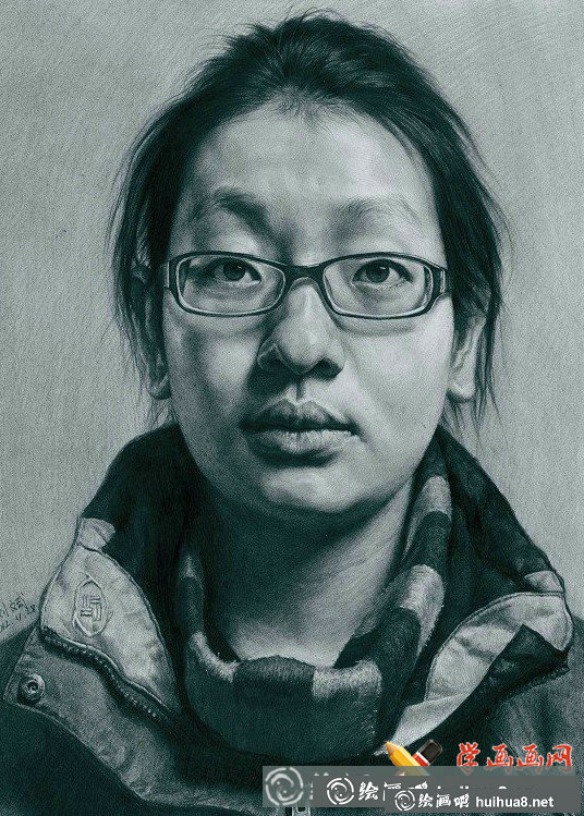 劉斌素描頭像3