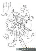 兒童學畫畫小魔女簡筆畫教程