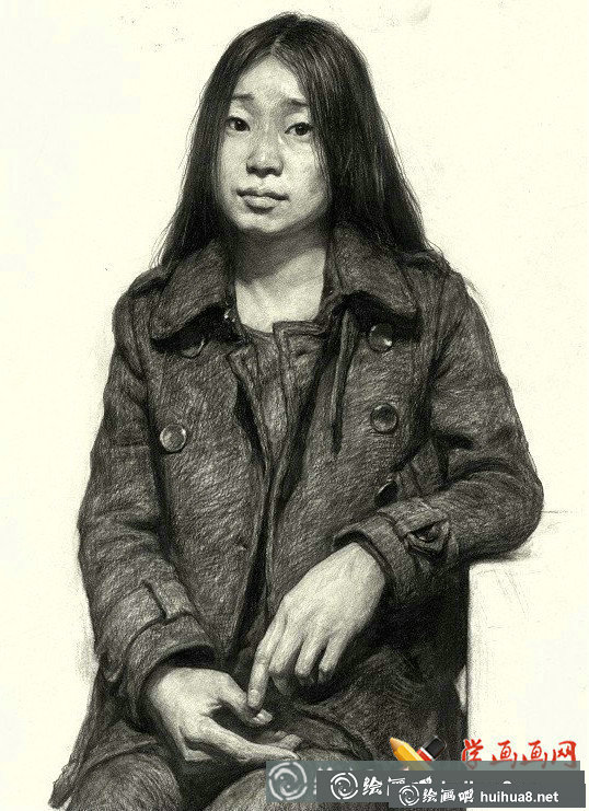劉斌素描頭像6